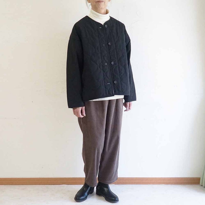 Branch m‘.,ブランチエム,ナチュラル,30代,40代,50代,60代,コットン,綿,ゆったり,テーパード,テーパードパンツ,コーデュロイパンツ,コーデュロイ,パンツ,サッカーコール