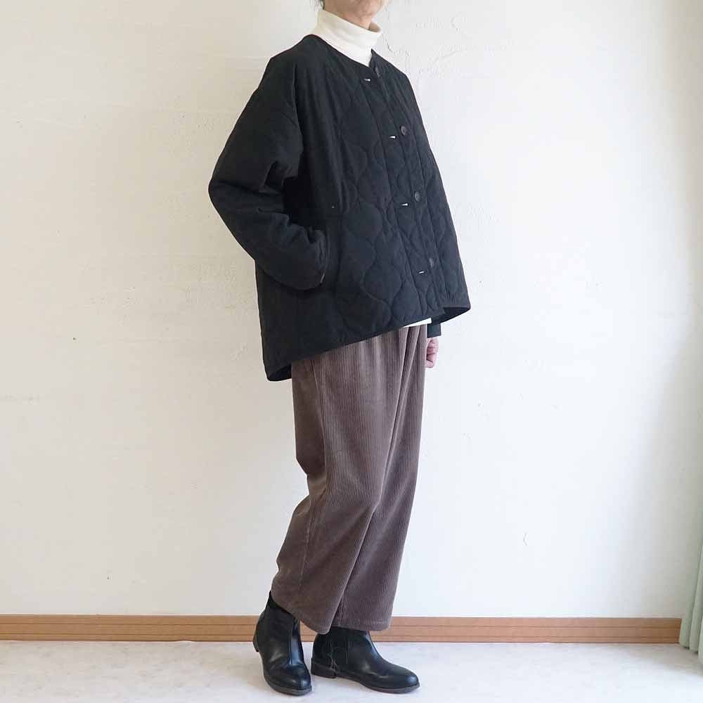 Branch m‘.,ブランチエム,ナチュラル,30代,40代,50代,60代,コットン,綿,ゆったり,テーパード,テーパードパンツ,コーデュロイパンツ,コーデュロイ,パンツ,サッカーコール