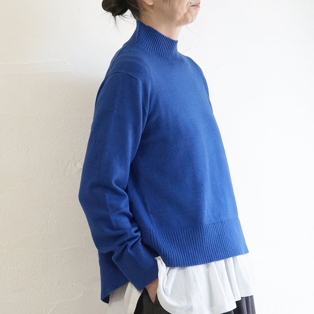 Branch m‘.,ブランチエム,ナチュラル,30代,40代,50代,60代,ゆったり,ニット,ニットプルオーバー,プルオーバー,ハイネック,ハイネックニット,