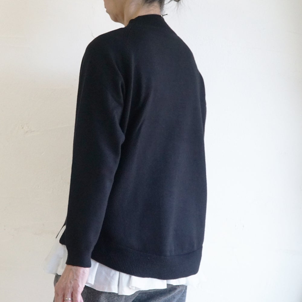 Branch m‘.,ブランチエム,ナチュラル,30代,40代,50代,60代,ゆったり,ニット,ニットプルオーバー,プルオーバー,ハイネック,ハイネックニット,カノコ編み