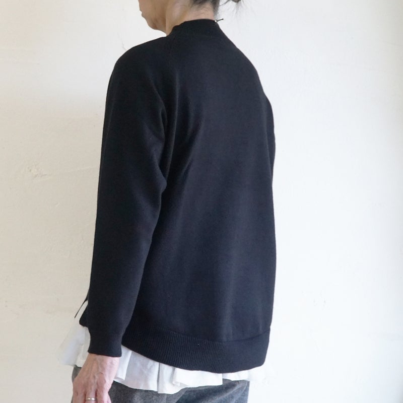 Branch m‘.,ブランチエム,ナチュラル,30代,40代,50代,60代,ゆったり,ニット,ニットプルオーバー,プルオーバー,ハイネック,ハイネックニット,カノコ編み