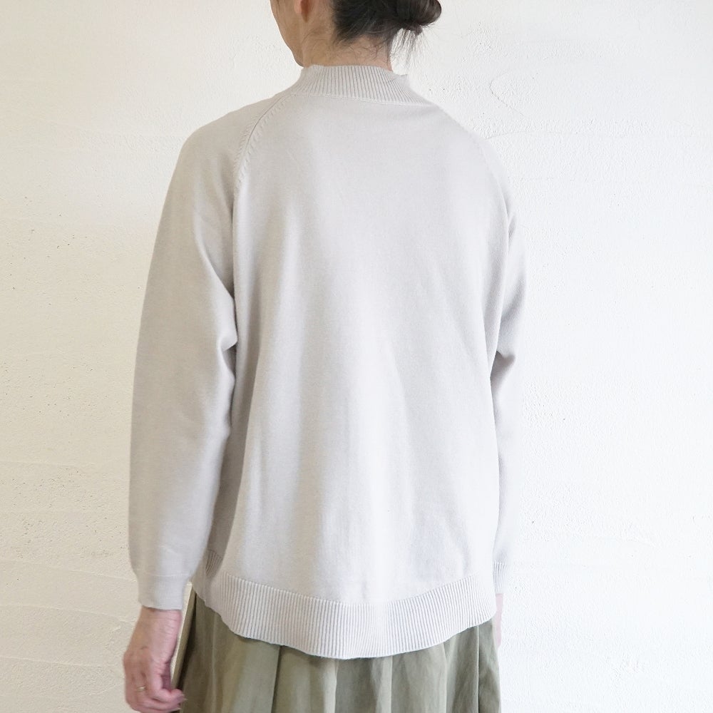Branch m‘.,ブランチエム,ナチュラル,30代,40代,50代,60代,ゆったり,ニット,ニットプルオーバー,プルオーバー,ハイネック,ハイネックニット,カノコ編み