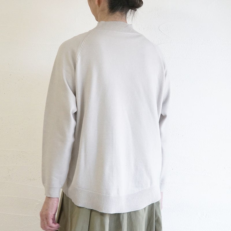 Branch m‘.,ブランチエム,ナチュラル,30代,40代,50代,60代,ゆったり,ニット,ニットプルオーバー,プルオーバー,ハイネック,ハイネックニット,カノコ編み
