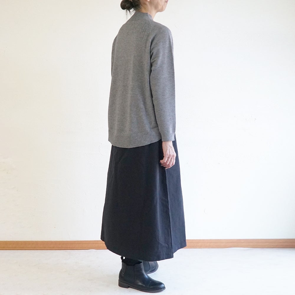 Branch m‘.,ブランチエム,ナチュラル,30代,40代,50代,60代,ゆったり,ニット,ニットプルオーバー,プルオーバー,ハイネック,ハイネックニット,カノコ編み