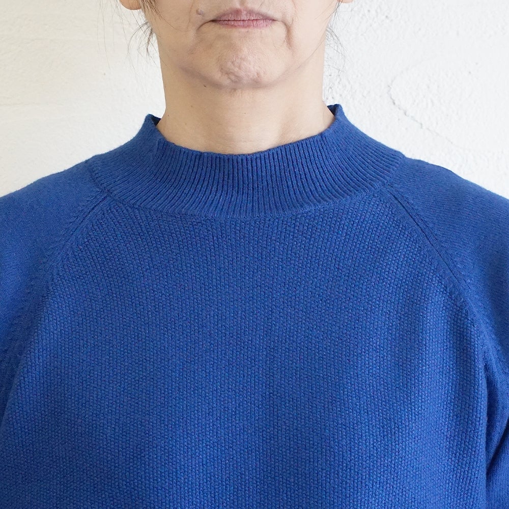 Branch m‘.,ブランチエム,ナチュラル,30代,40代,50代,60代,ゆったり,ニット,ニットプルオーバー,プルオーバー,ハイネック,ハイネックニット,カノコ編み