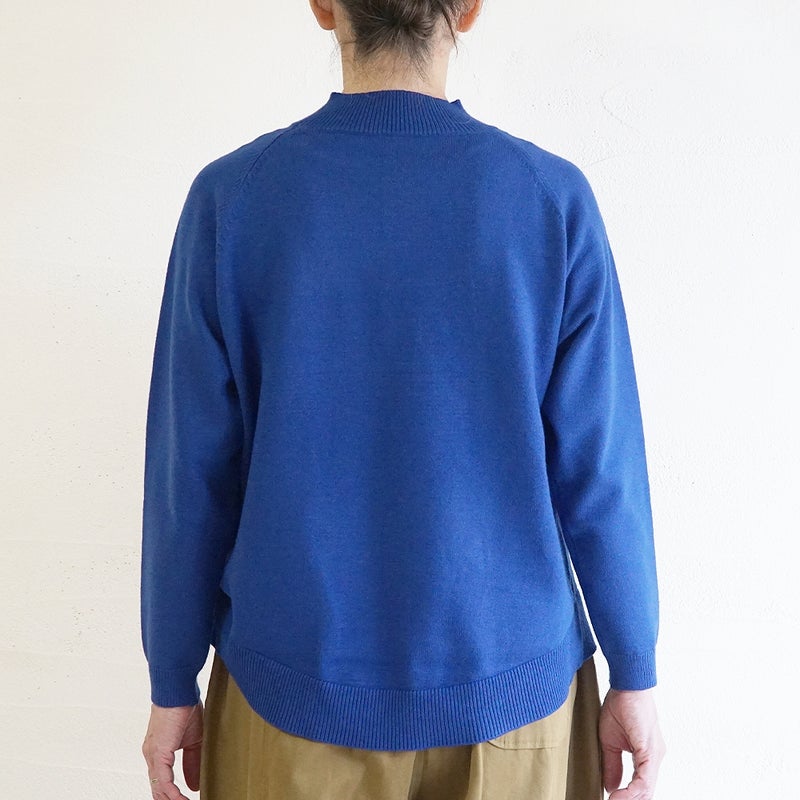 Branch m‘.,ブランチエム,ナチュラル,30代,40代,50代,60代,ゆったり,ニット,ニットプルオーバー,プルオーバー,ハイネック,ハイネックニット,カノコ編み