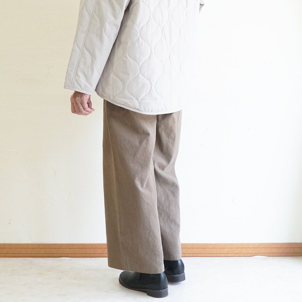 Branch m‘.,ブランチエム,ナチュラル,30代,40代,50代,60代,コーデセット,コーディネートセット,セット売り,ゆったり,ジャケット,キルティングジャケット,キルティング,コート,キルティングコート,パンツ,ストレートパンツ,ワイドパンツ