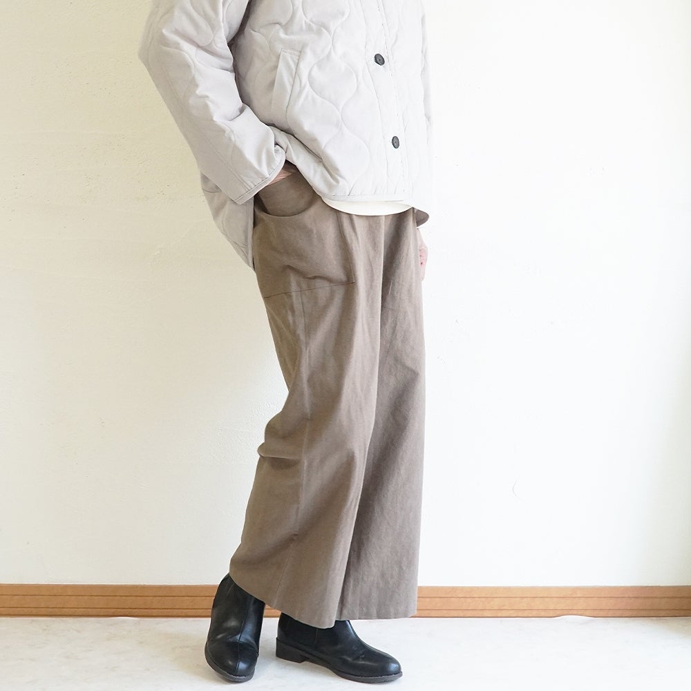 Branch m‘.,ブランチエム,ナチュラル,30代,40代,50代,60代,コーデセット,コーディネートセット,セット売り,ゆったり,ジャケット,キルティングジャケット,キルティング,コート,キルティングコート,パンツ,ストレートパンツ,ワイドパンツ