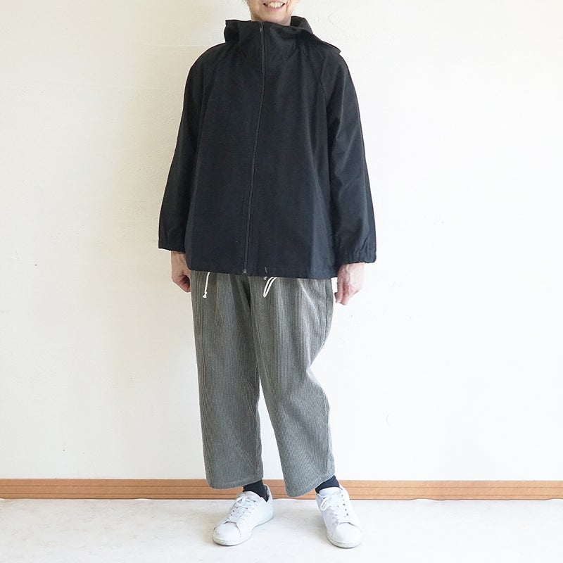 Branch m‘.,ブランチエム,ナチュラル,30代,40代,50代,60代,コーデセット,コーディネートセット,セット売り,ゆったり,ジャケット,撥水,撥水ジャケット,フードジャケット,ブルゾン,フードブルゾン,パンツ,テーパード,テーパードパンツ,コーデュロイ,コーデュロイパンツ
