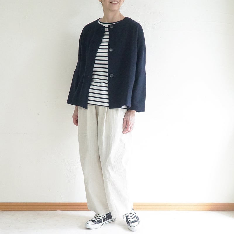 Branch m‘.,ブランチエム,ナチュラル,30代,40代,50代,60代,ゆったり,ウール,カーディガン,ウールカーディガン,ボレロカーディガン,羽織,ジャケット,