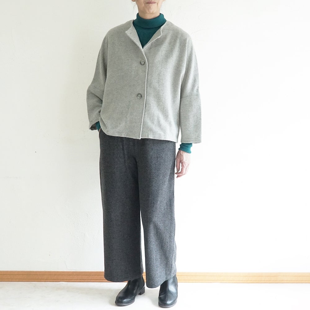 Branch m‘.,ブランチエム,ナチュラル,30代,40代,50代,60代,ゆったり,ウール,カーディガン,ウールカーディガン,ボレロカーディガン,羽織,ジャケット,