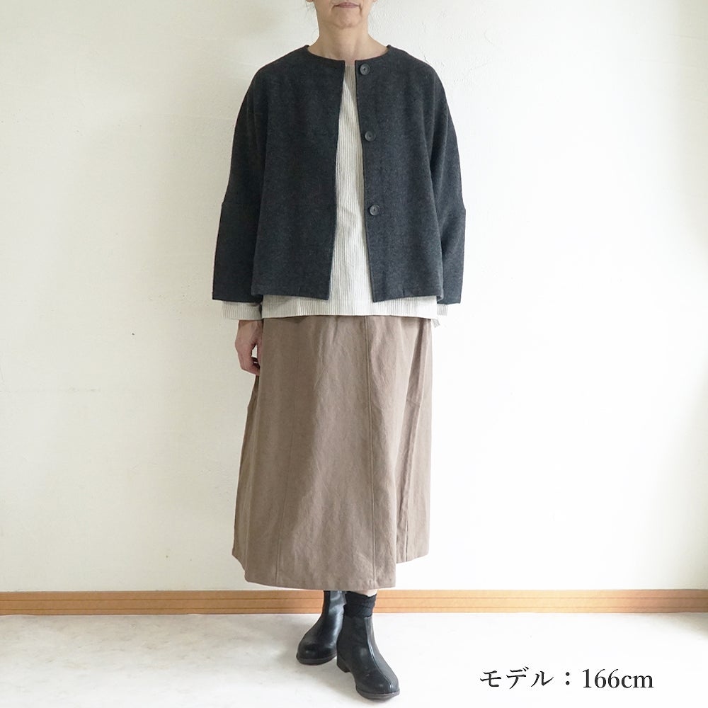 Branch m‘.,ブランチエム,ナチュラル,30代,40代,50代,60代,ゆったり,ウール,カーディガン,ウールカーディガン,ボレロカーディガン,羽織,ジャケット,