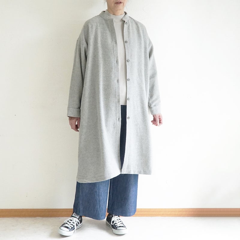 Branch m‘.,ブランチエム,ナチュラル,30代,40代,50代,60代,ゆったり,ウール,コート,ウールコート,ロングコート,羽織,ジャケット,ワンピース,コートワンピース,