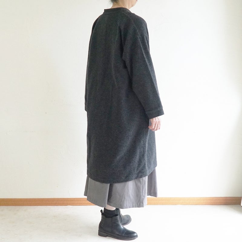 Branch m‘.,ブランチエム,ナチュラル,30代,40代,50代,60代,ゆったり,ウール,コート,ウールコート,ロングコート,羽織,ジャケット,ワンピース,コートワンピース,