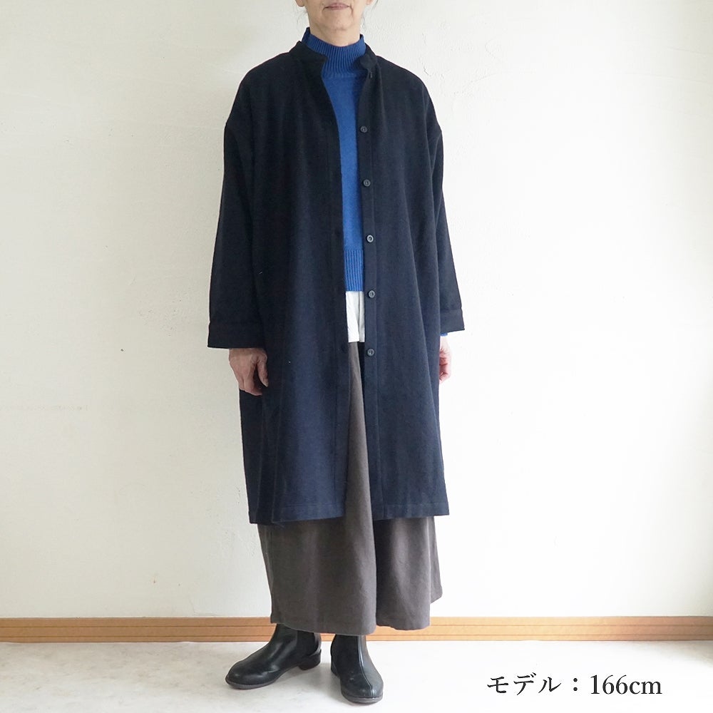 Branch m‘.,ブランチエム,ナチュラル,30代,40代,50代,60代,ゆったり,ウール,コート,ウールコート,ロングコート,羽織,ジャケット,ワンピース,コートワンピース,