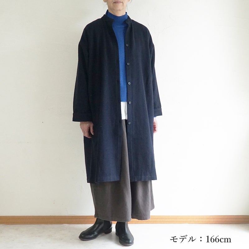 Branch m‘.,ブランチエム,ナチュラル,30代,40代,50代,60代,ゆったり,ウール,コート,ウールコート,ロングコート,羽織,ジャケット,ワンピース,コートワンピース,