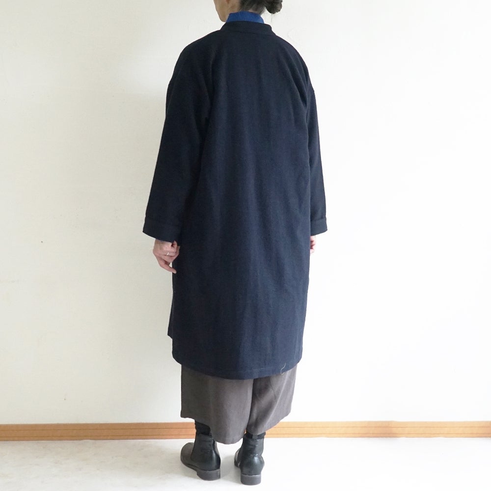 Branch m‘.,ブランチエム,ナチュラル,30代,40代,50代,60代,ゆったり,ウール,コート,ウールコート,ロングコート,羽織,ジャケット,ワンピース,コートワンピース,