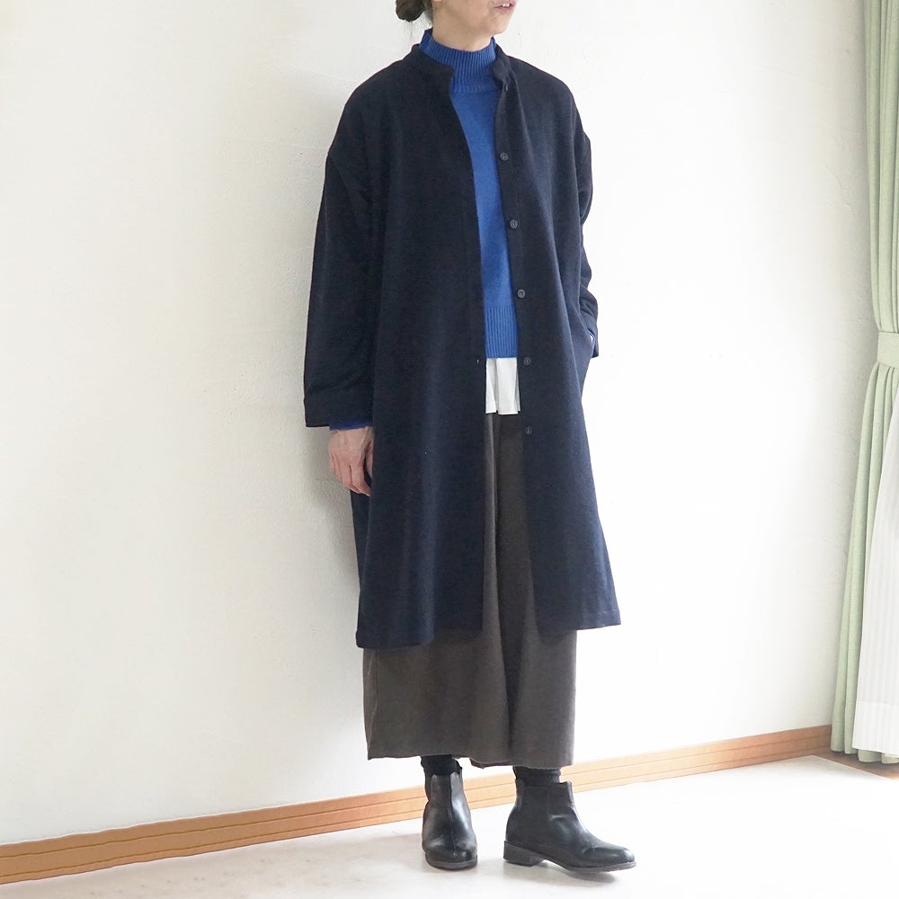 Branch m‘.,ブランチエム,ナチュラル,30代,40代,50代,60代,ゆったり,ウール,コート,ウールコート,ロングコート,羽織,ジャケット,ワンピース,コートワンピース,