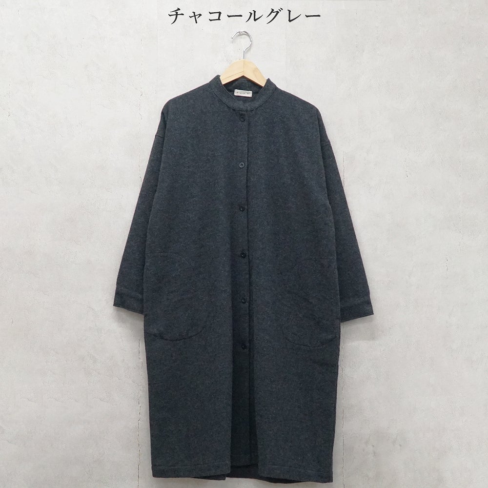 Branch m‘.,ブランチエム,ナチュラル,30代,40代,50代,60代,ゆったり,ウール,コート,ウールコート,ロングコート,羽織,ジャケット,ワンピース,コートワンピース,