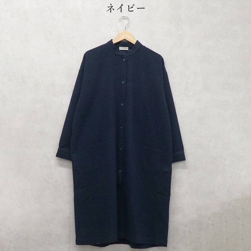 Branch m‘.,ブランチエム,ナチュラル,30代,40代,50代,60代,ゆったり,ウール,コート,ウールコート,ロングコート,羽織,ジャケット,ワンピース,コートワンピース,