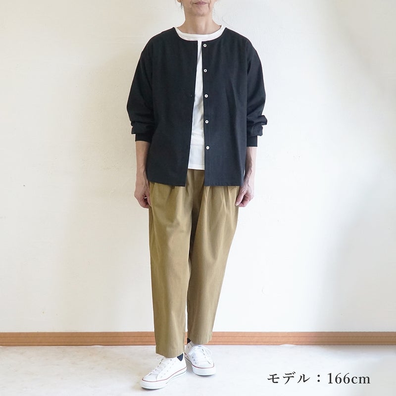 Branch m‘.,ブランチエム,ナチュラル,30代,40代,50代,60代,リネン,ゆったり,コットン,綿,pants,パンツ,テーパードパンツ,テーパード,タックパンツ,タック,タックテーパード,タックテーパードパンツ