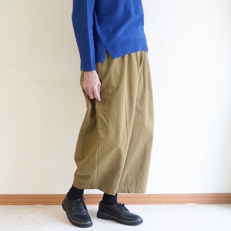 Branch m‘.,ブランチエム,ナチュラル,30代,40代,50代,60代,リネン,ゆったり,コットン,綿,pants,パンツ,バルーンパンツ,切替パンツ,コクーンパンツ,ワイドパンツ