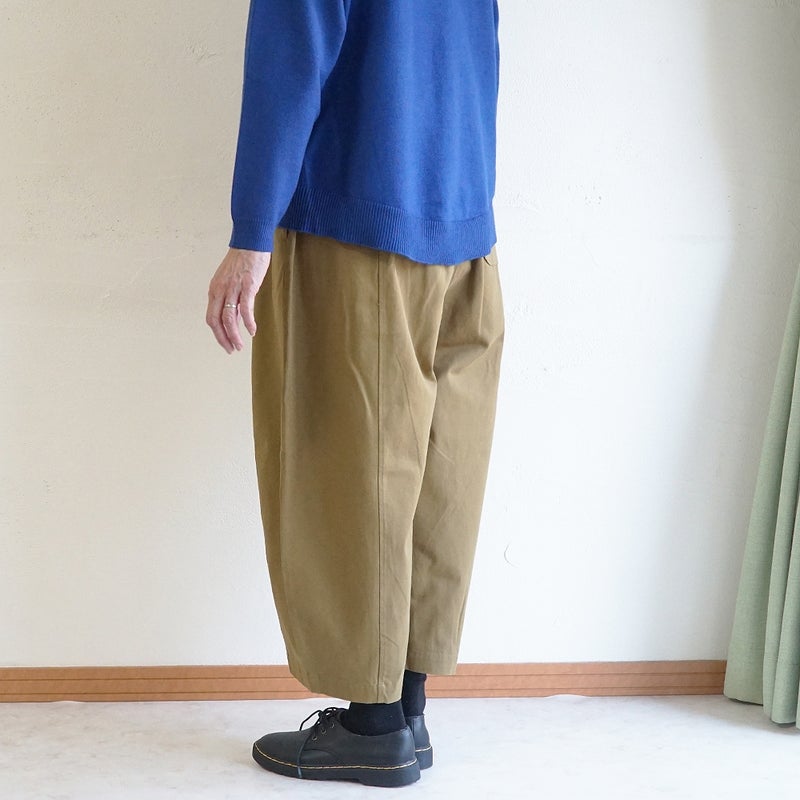 Branch m‘.,ブランチエム,ナチュラル,30代,40代,50代,60代,リネン,ゆったり,コットン,綿,pants,パンツ,バルーンパンツ,切替パンツ,コクーンパンツ,ワイドパンツ