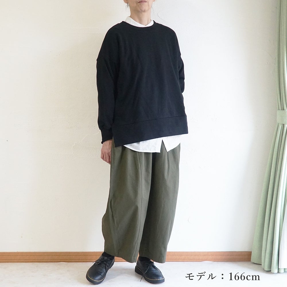 Branch m‘.,ブランチエム,ナチュラル,30代,40代,50代,60代,リネン,ゆったり,コットン,綿,pants,パンツ,バルーンパンツ,切替パンツ,コクーンパンツ,ワイドパンツ