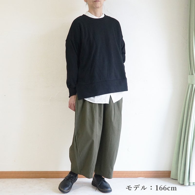 Branch m‘.,ブランチエム,ナチュラル,30代,40代,50代,60代,リネン,ゆったり,コットン,綿,pants,パンツ,バルーンパンツ,切替パンツ,コクーンパンツ,ワイドパンツ