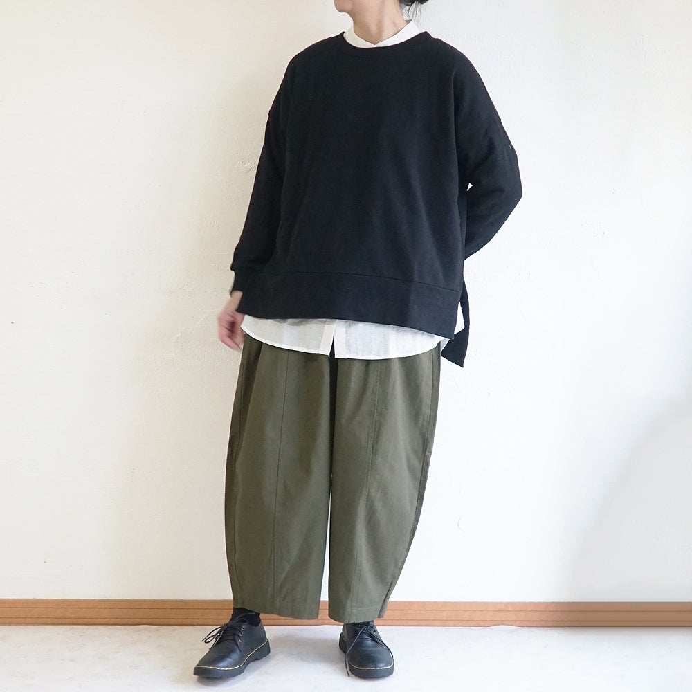 Branch m‘.,ブランチエム,ナチュラル,30代,40代,50代,60代,リネン,ゆったり,コットン,綿,pants,パンツ,バルーンパンツ,切替パンツ,コクーンパンツ,ワイドパンツ