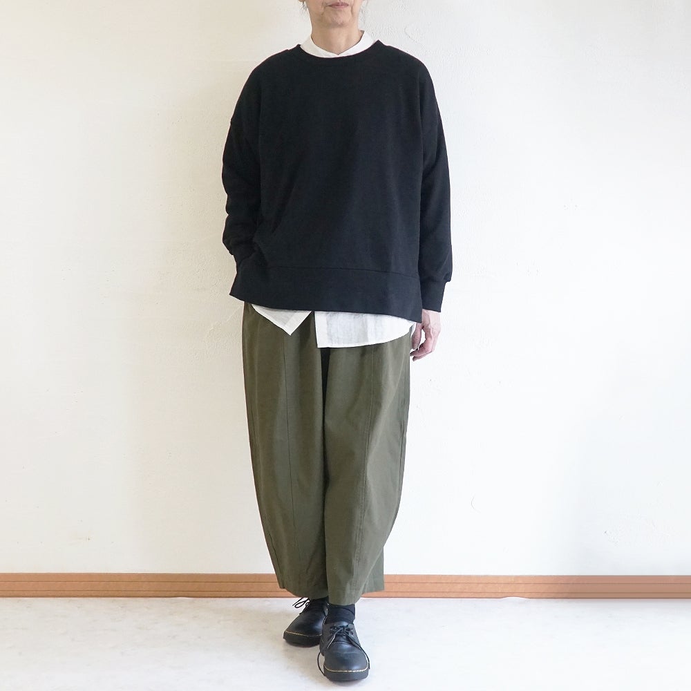 Branch m‘.,ブランチエム,ナチュラル,30代,40代,50代,60代,リネン,ゆったり,コットン,綿,pants,パンツ,バルーンパンツ,切替パンツ,コクーンパンツ,ワイドパンツ