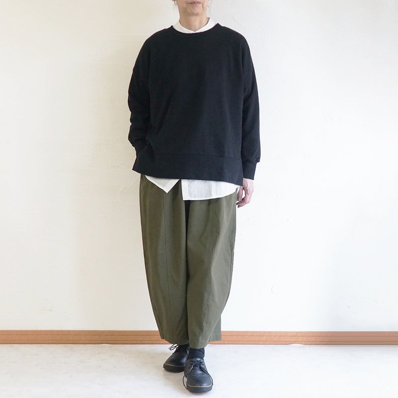 Branch m‘.,ブランチエム,ナチュラル,30代,40代,50代,60代,リネン,ゆったり,コットン,綿,pants,パンツ,バルーンパンツ,切替パンツ,コクーンパンツ,ワイドパンツ