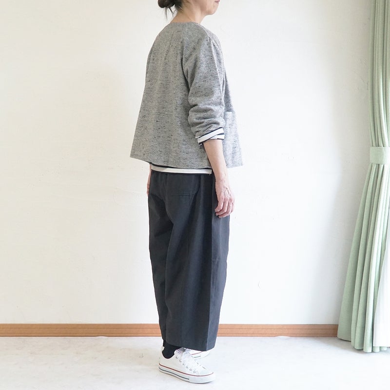Branch m‘.,ブランチエム,ナチュラル,30代,40代,50代,60代,リネン,ゆったり,コットン,綿,pants,パンツ,バルーンパンツ,切替パンツ,コクーンパンツ,ワイドパンツ
