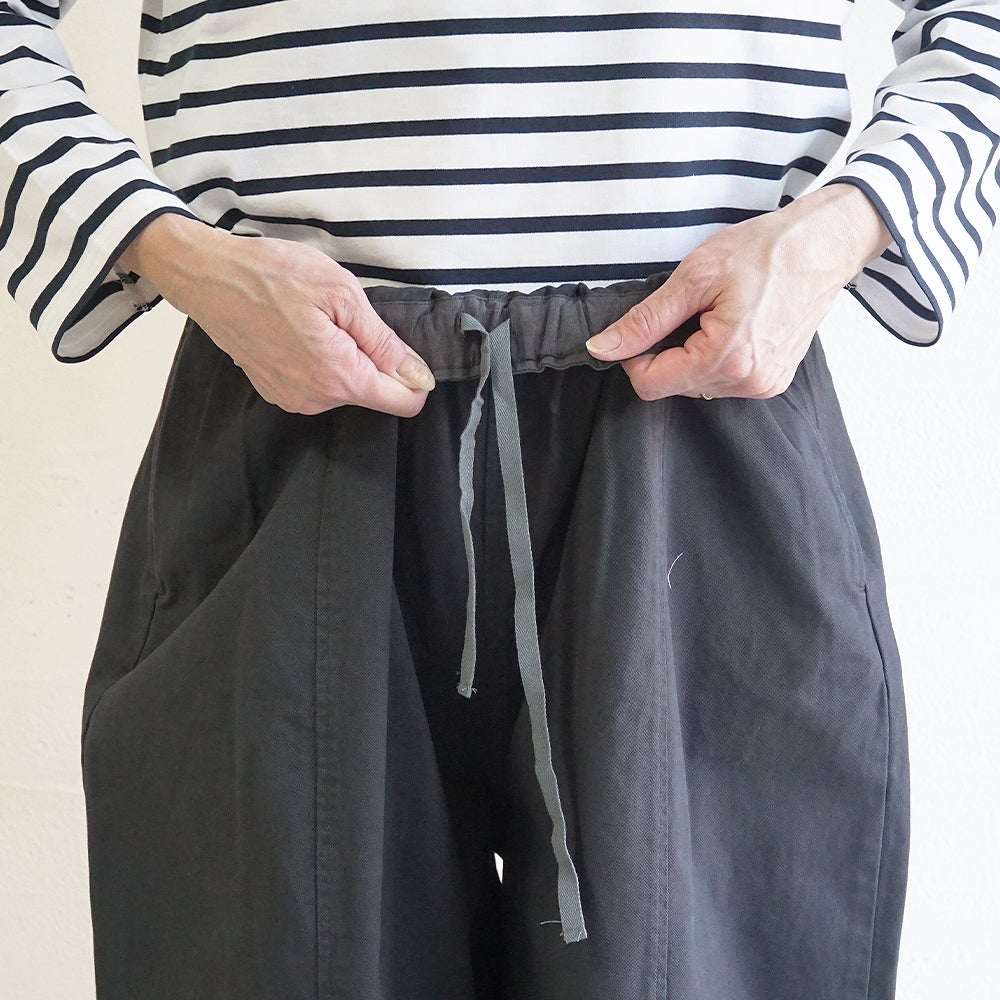 Branch m‘.,ブランチエム,ナチュラル,30代,40代,50代,60代,リネン,ゆったり,コットン,綿,pants,パンツ,バルーンパンツ,切替パンツ,コクーンパンツ,ワイドパンツ