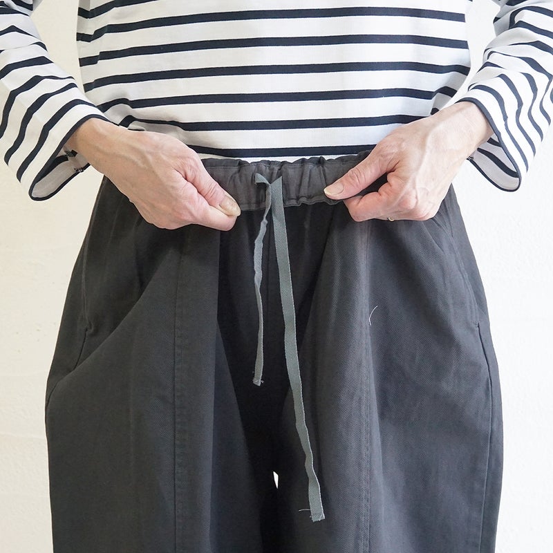Branch m‘.,ブランチエム,ナチュラル,30代,40代,50代,60代,リネン,ゆったり,コットン,綿,pants,パンツ,バルーンパンツ,切替パンツ,コクーンパンツ,ワイドパンツ