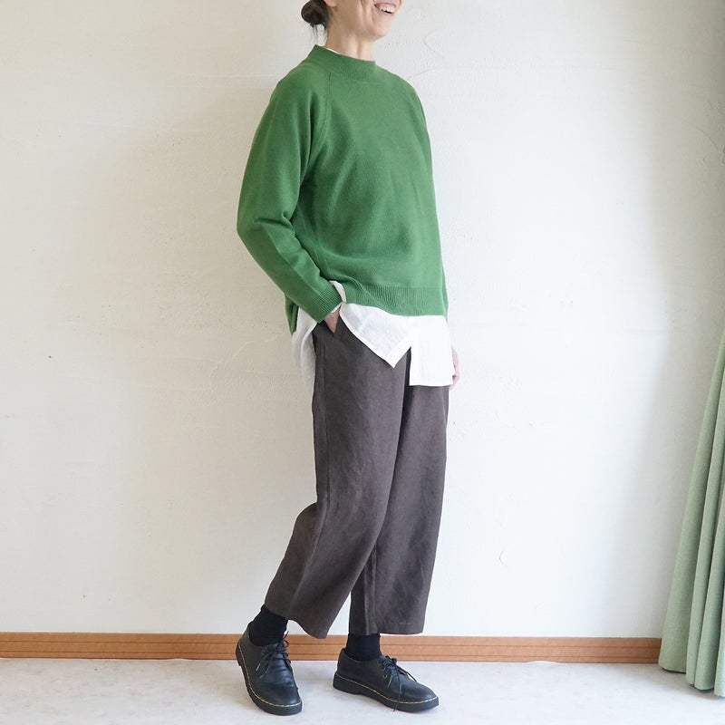 Branch m‘.,ブランチエム,ナチュラル,30代,40代,50代,60代,リネン,ゆったり,麻,pants,パンツ,テーパードパンツ,テーパード,タックパンツ,タック,タックテーパード,タックテーパードパンツ,te-to,テト