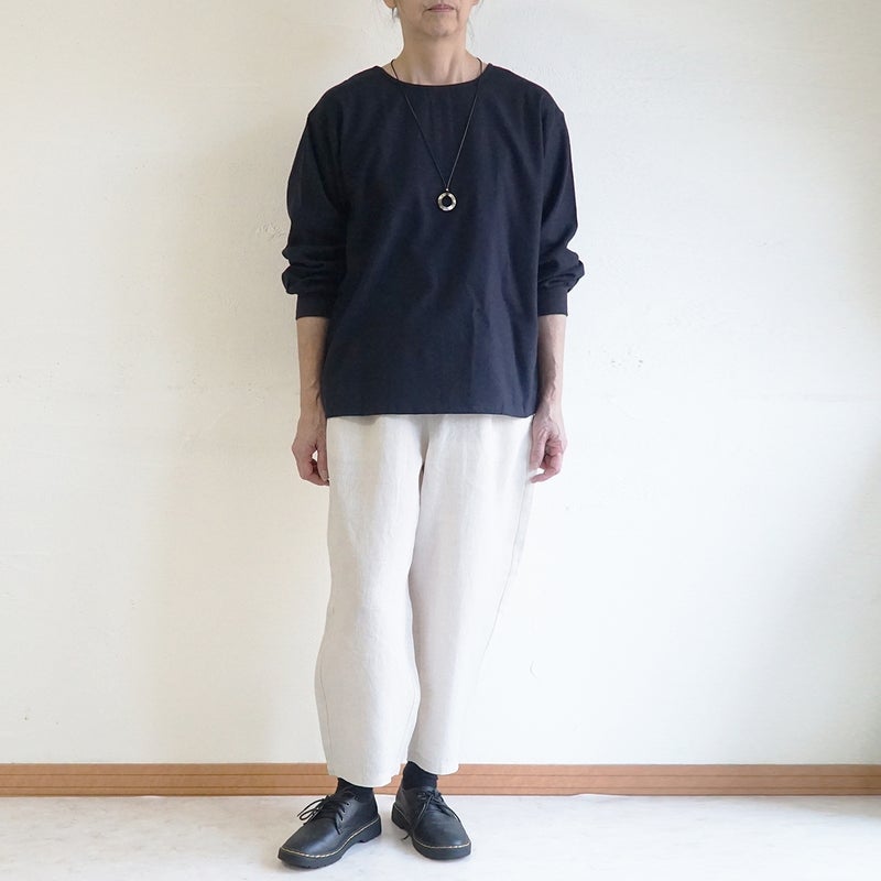 Branch m‘.,ブランチエム,ナチュラル,30代,40代,50代,60代,リネン,ゆったり,麻,pants,パンツ,テーパードパンツ,テーパード,タックパンツ,タック,タックテーパード,タックテーパードパンツ,te-to,テト