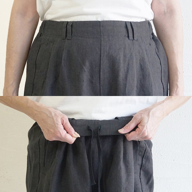 Branch m‘.,ブランチエム,ナチュラル,30代,40代,50代,60代,リネン,ゆったり,麻,pants,パンツ,テーパードパンツ,テーパード,タックパンツ,タック,タックテーパード,タックテーパードパンツ,te-to,テト